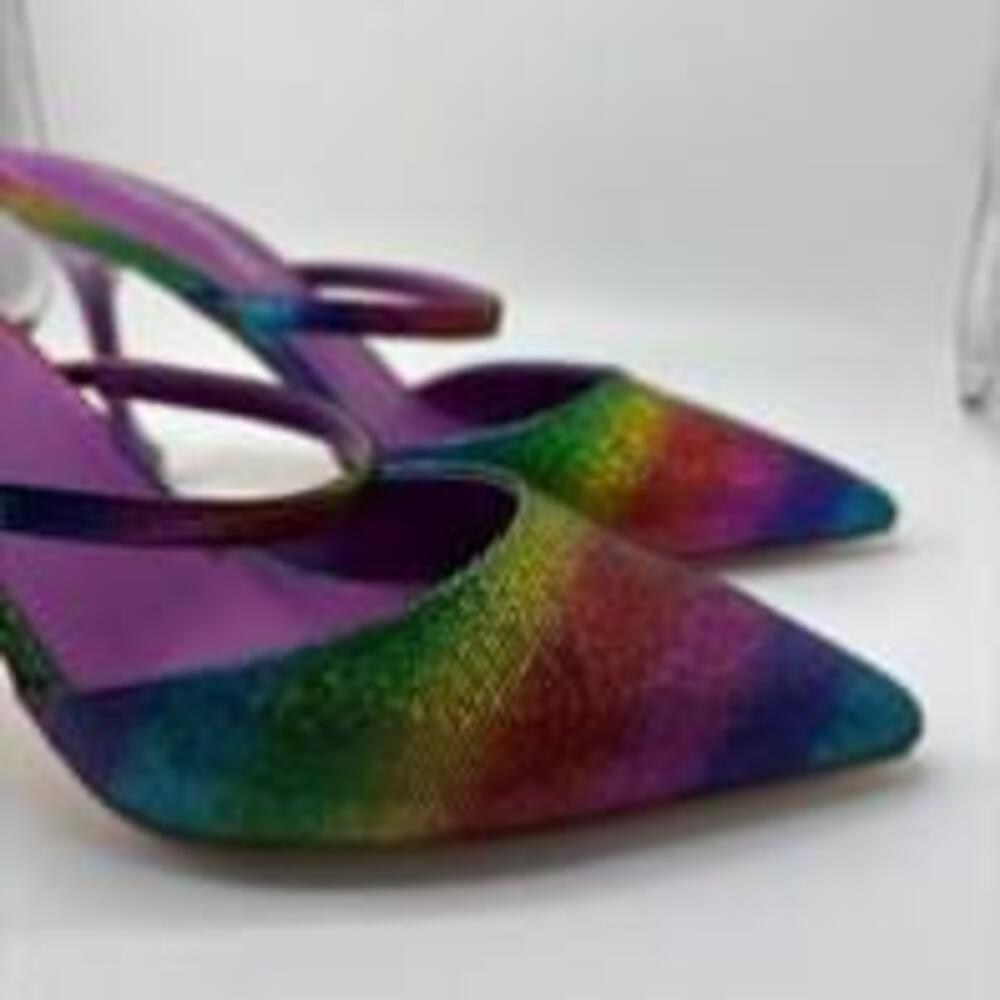 Women's Marc Fisher Multicolor Heels Size 6M - Picture 2 of 9